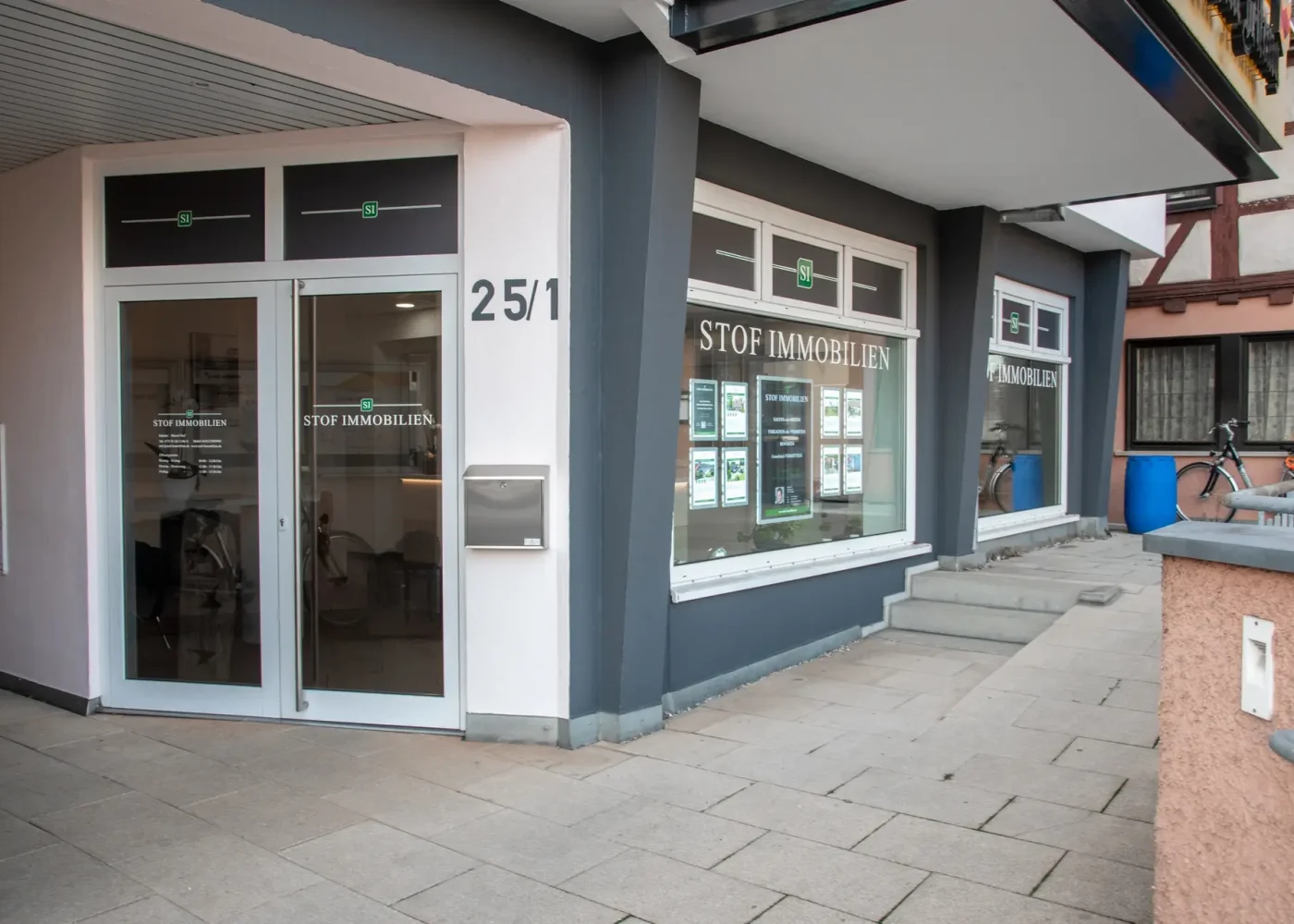 Außenansicht des Stof Immobilien Standorts in Laichingen – Immobilienmakler für Laichingen und den Alb-Donau-Kreis